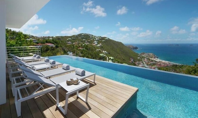 Terre Neuve Villa | Villa The Source | Ocean View - Located in Exquisite Colombier with Private Pool