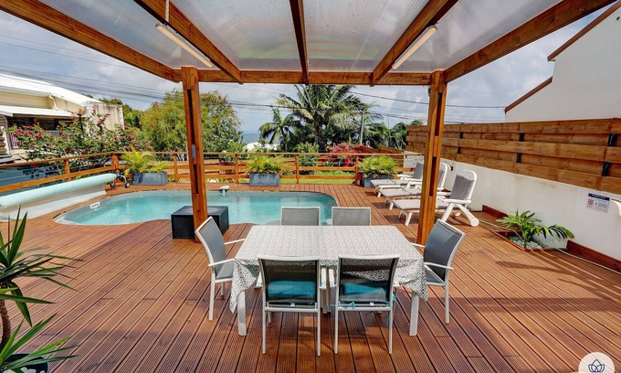 Petite-ÃŽle Villa | Villa Ti Kaz Trankil* – Heated Swimming Pool – Saint-Joseph