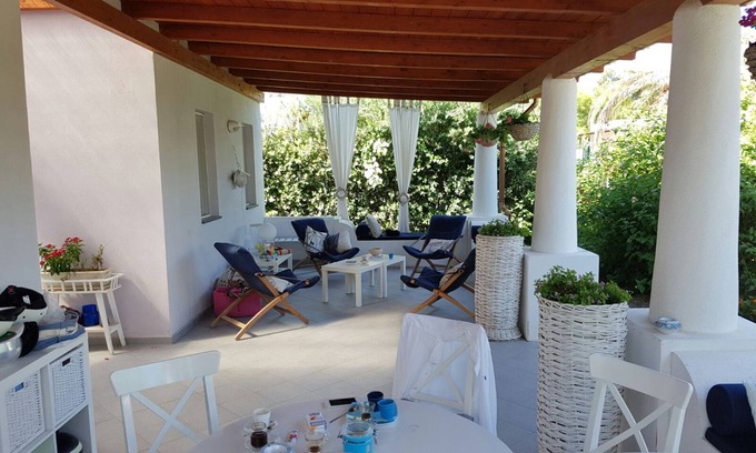 Vulcano Porto Villa | Villa Tre Palme Pagghiari