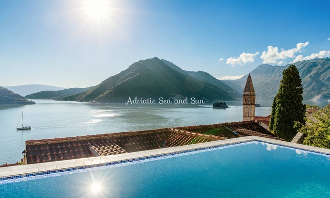 Perast Villa | Villa Violica * Exclusive renovated villa with pool & spectacular sea-views