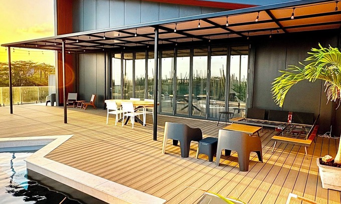 Sabana Liber House | Villa with a pool and views of the island and the ocean. A Home that feels good.