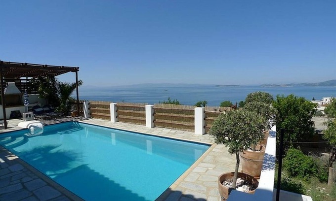 Loutraki Villa | Villa With Private Pool And Panoramic Views Over The Aegean Sea. Fully Equipped