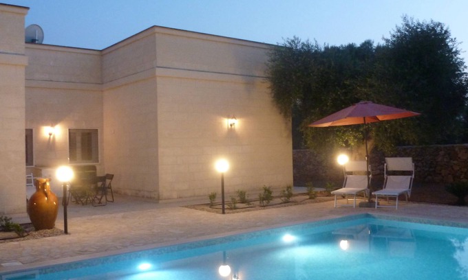 Manduria House | Villa with private pool and sea views in the olive grove