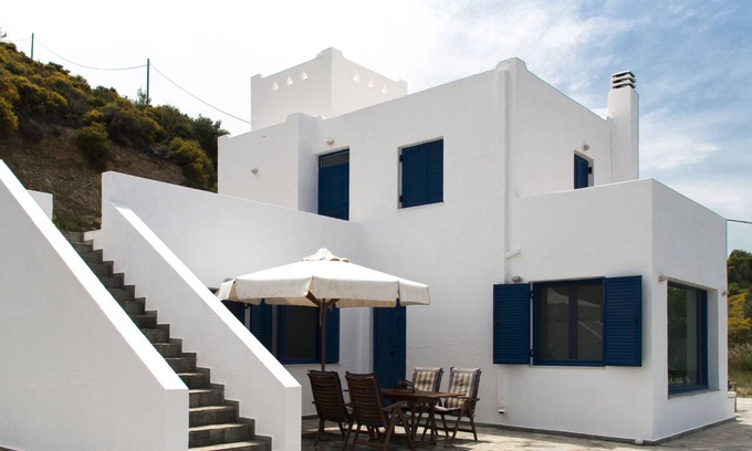 Oxilithos Villa | Villa With Stunning View At The Aegean Sea