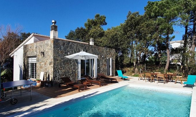 Palafolls Villa | Villa with swimming pool, panoramic sea and mountain views, 10 minutes from the beaches
