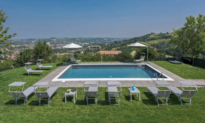 Canelli Villa | Villa Zeta- design villa with private pool overlooking the UNESCO hills
