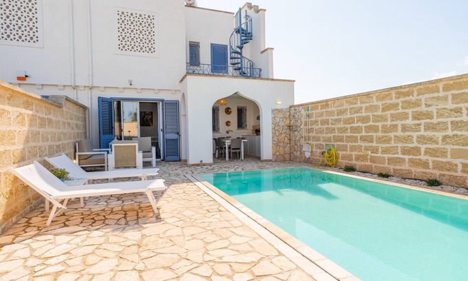Boncore Villa | VILLINO LORENZO for Rent 3 min from Porto Cesareo with Pool