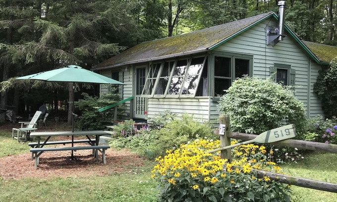 Pine Plains Cabin | Vintage 50's lake cabin featured in Fresh Cottage Magazine's 'dream retreats'