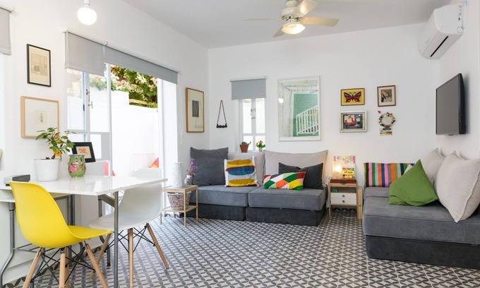 Neve Tzedek Apartment | Vintage & Chic with Patio by FeelHome