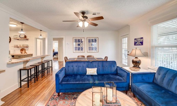 Austin Ave. House | Waco Vacation Rental about 2 Mi to Magnolia Market!