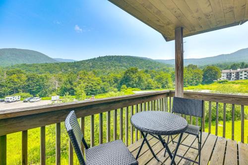 Bolton Valley Apartment | Walk to Bolton Valley Resort Condo with Mtn Views!