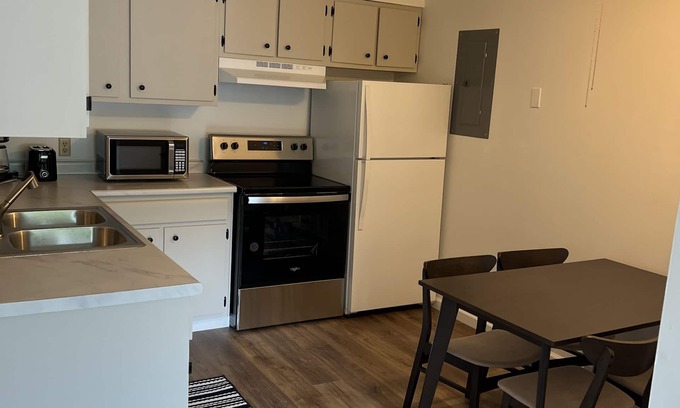 Munising Apartment | Walk to Cruise Boat 2min, brewery, parks, & restaurants Downtown Apartment