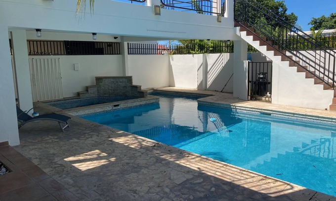 Boqueron House | Walking distance to Boqueron, private pool, full A/C, sleeps 10
