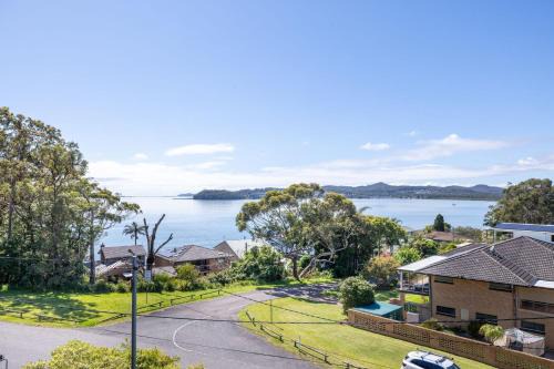 Salamander Bay House | Wanda Up, 80 Randall Dr - spectacular views, aircon and Wi-Fi