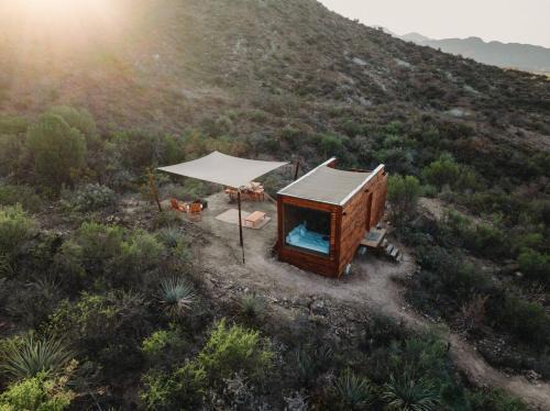 Saltillo Apartment | Wander Cabins, Cabaña con Vista Única a la Sierra de Artega