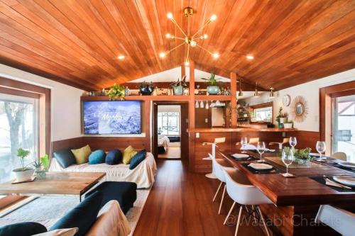 Akakura Onsen Ski Chalet | Wasabi Wonderland, Boutique Chalet sleeps 10