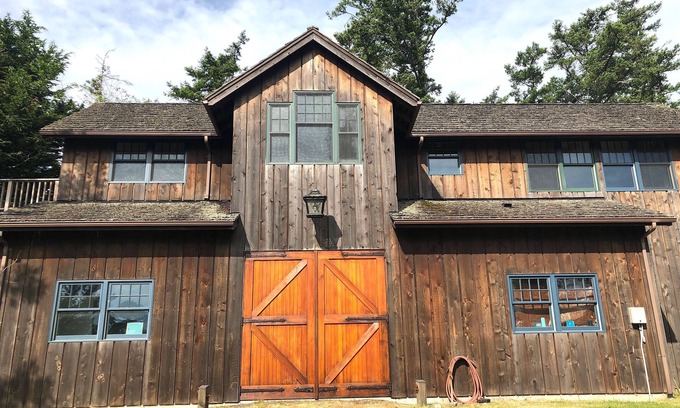 Deer Harbor House | Water view 2 bedroom cottage with beach access, garden and tennis court.