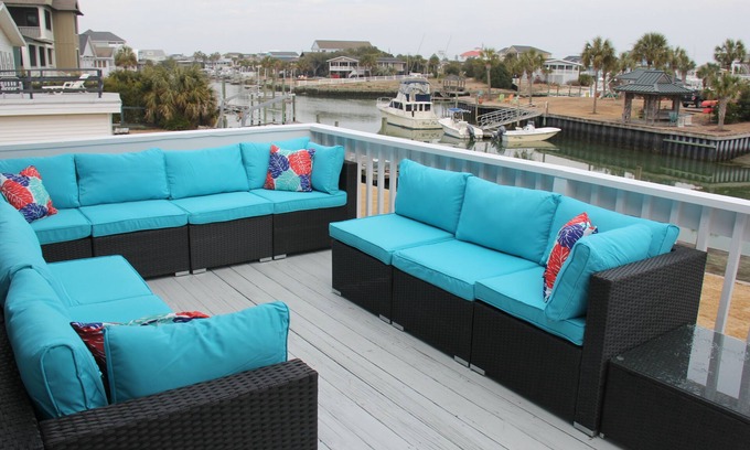 Inlet Harbour House | Waterfront 5-Bedroom Home with Hot Tub & Amenities