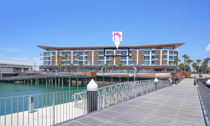 Shell Cove Apartment | Waterfront Coastal Marina Apartment on waters edge!