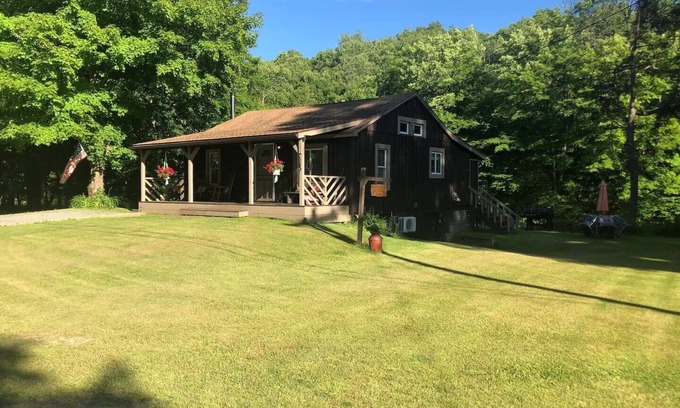 Livingston Manor Cabin | Waterfront Debruce Riverside Cabin Directly on the Willowemoc River!