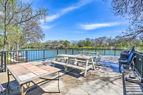 Seguin House | Waterfront Guadalupe River Lodge Home with Dock!