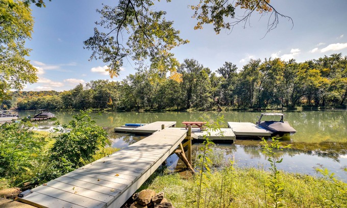 McGrann House | Waterfront Home: Allegheny River Access, Dock Slip