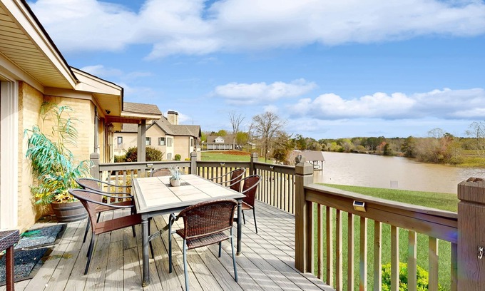 Northport House | Waterfront home with boat slip, dock, firepit, wood fireplace, streaming, & AC