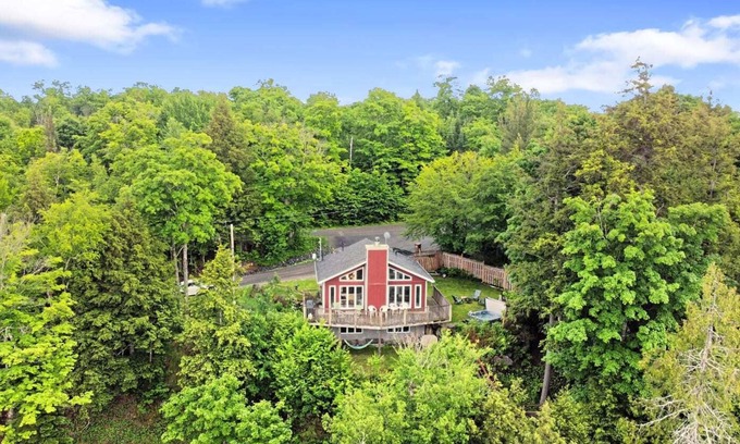 Wentworth-Nord House | Waterfront, hot tub, dock, beautiful view