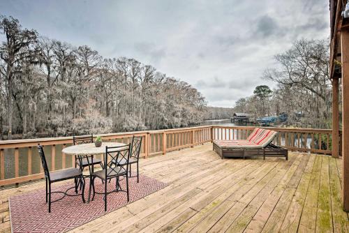 Jefferson House | Waterfront Karnack Home with Boathouse and Deck!
