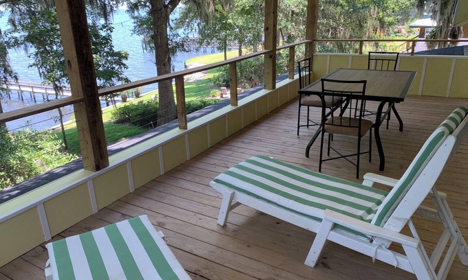 Eutawville Apartment | Waterfront King Beds Pet Friendly Deck Home with Dock & Views.
