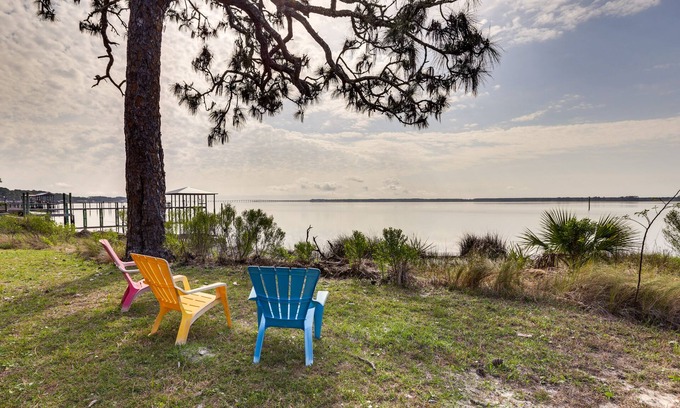 Ochlockonee Bay Cottage | Waterfront Ochlockonee Bay Cottage w/Views!