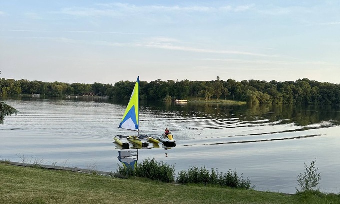 Lake Crystal House | Waterfront property on Crystal Lake!
