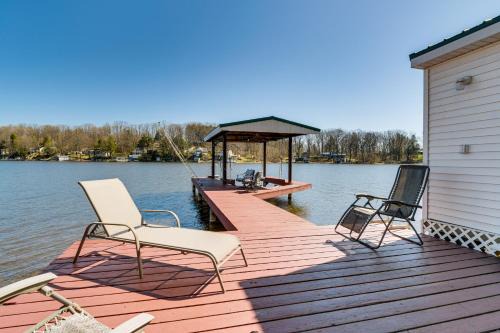 Wolcott House | Waterfront Wolcott Vacation Rental with Deck and Views