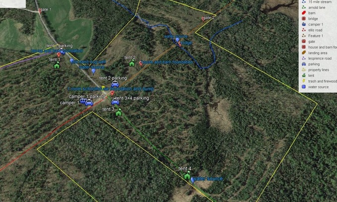 Weeks Mills House | Week discount. RV on 265 ac parcel with 15 Mile Stream running thru the property