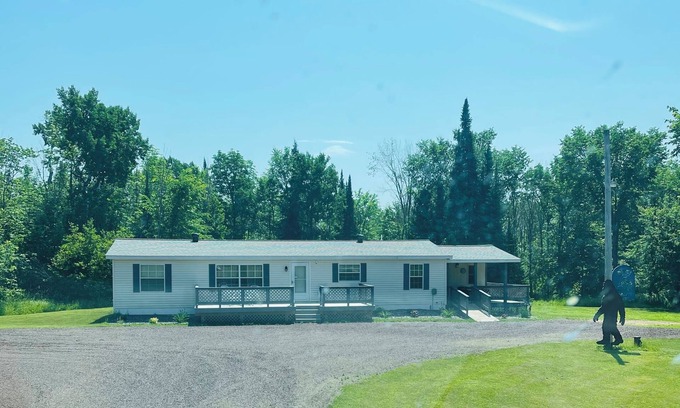 Ontonagon House | Welcome to your Home away from Home. Trail 12 just 200 feet from the front door.