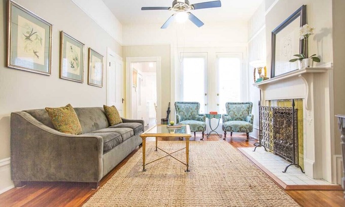 Savannah Victorian District House | Well Appointed Row Home w/King, Across from Forsyth Park by Lucky Savannah