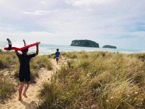 Whangamata House | Whanga Bar Surf Views - Whangamata Holiday Home