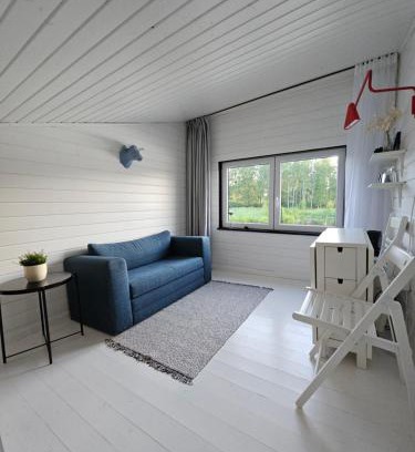 Aluksne Apartment | White boat house Aluksne