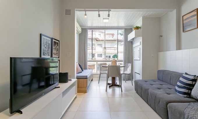 Jurere Apartment | WI-FI 500MB | 300m from Jurerê beach #JA31