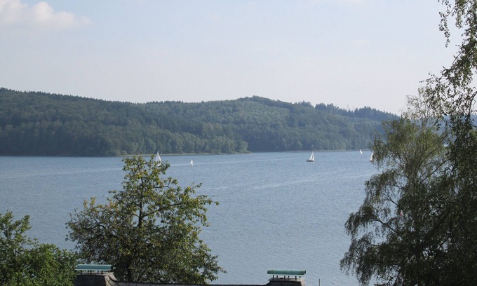Langscheid Apartment | With swimming pool and view of Lake Sorpe