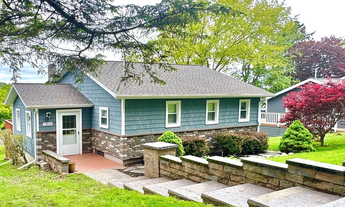 Wolcott Cottage | WOLCOTT NY Waterfront cottage rental on Port Bay seasonal available 2025