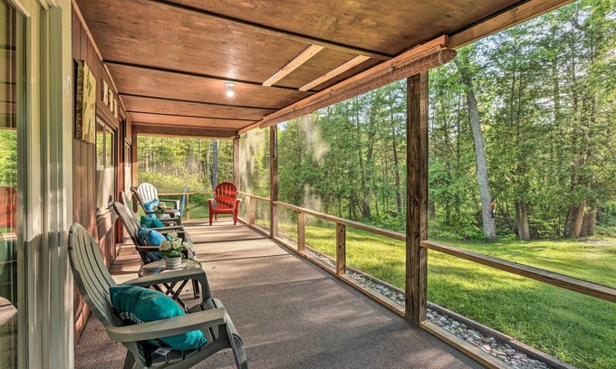 Baldwin Cabin | Wolfs River Retreat w/Yard & River Access!