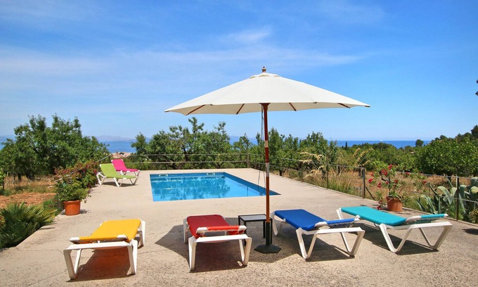 Colonia de Sant Pere Villa | Wonderful finca between sea and mountain with pool near Colonia de San Pedro