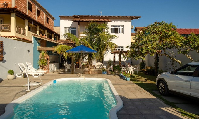 Nova Ponta da Fruta House | Wonderful house on the block from the sea. WITH POOL.