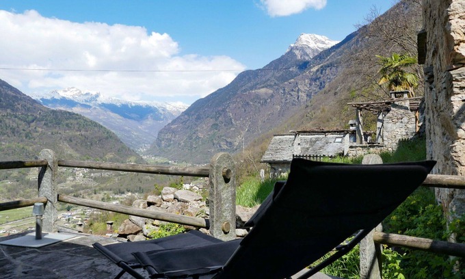 Malvaglia-dagro House | Wonderful private villa for 2 guests with WIFI, terrace and pets allowed