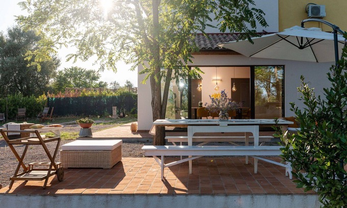 Roccastrada House | Wonderful private villa for 4 people with WIFI, A/C, terrace, panoramic view and parking