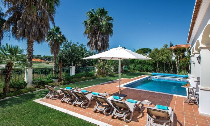 Almancil Villa | Wonderfully Stylish & Luxurious Villa, Heated Pool, Designer Interior