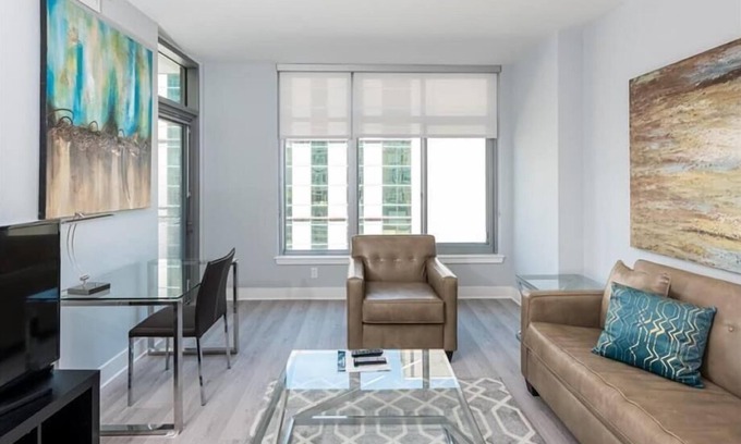 Woodmont Triangle Apartment | Woodmont Triangle| Pet-friendly 1BR | nr Glen Echo Park