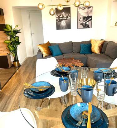 Muehldorf am Inn Apartment | YAY - 58m2 Apartment am Bahnhof - Smart TV - Internet - Kaffee - Waschmaschine - Trockner