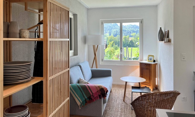Steffisburg House | Your own 2BR house: free parking, quiet, Thun 15', any Swiss attraction in 2h!